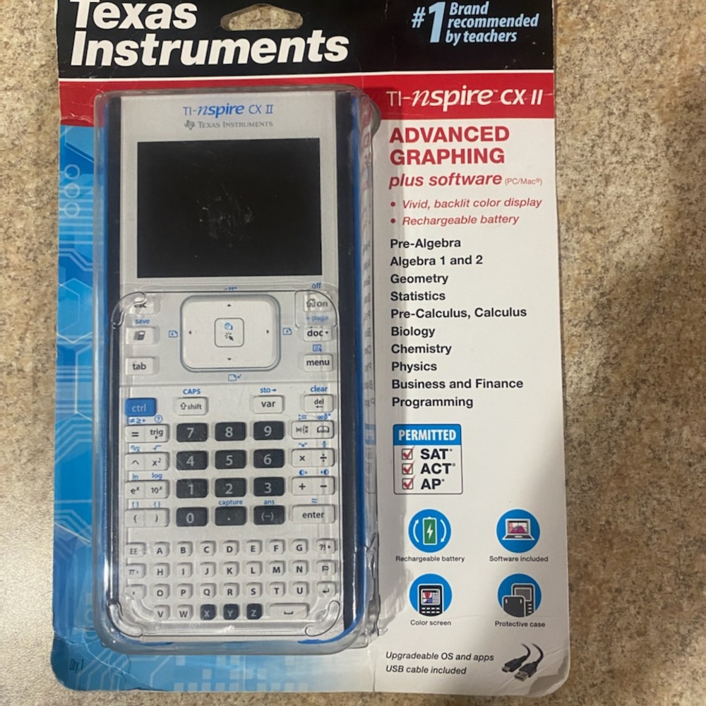TEXNSPIRECXI - Texas Instruments Nspire CX Il Graphing Calculator (BRAND NEW)